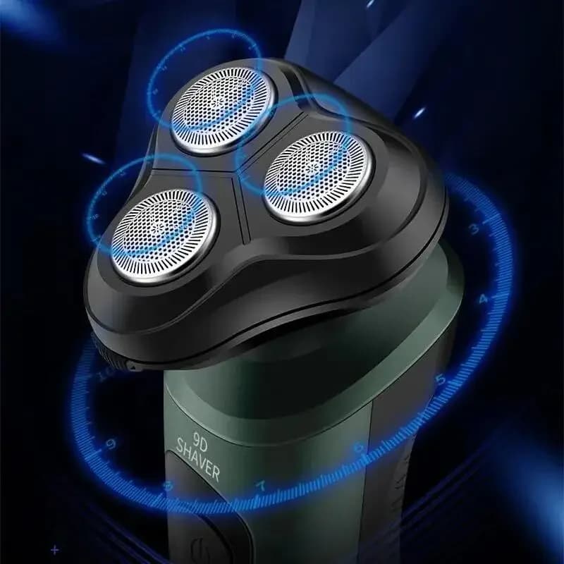 Rasoirs électriques étanches pour hommes, tondeuse électrique, support de rasoir, utilisation à sec,