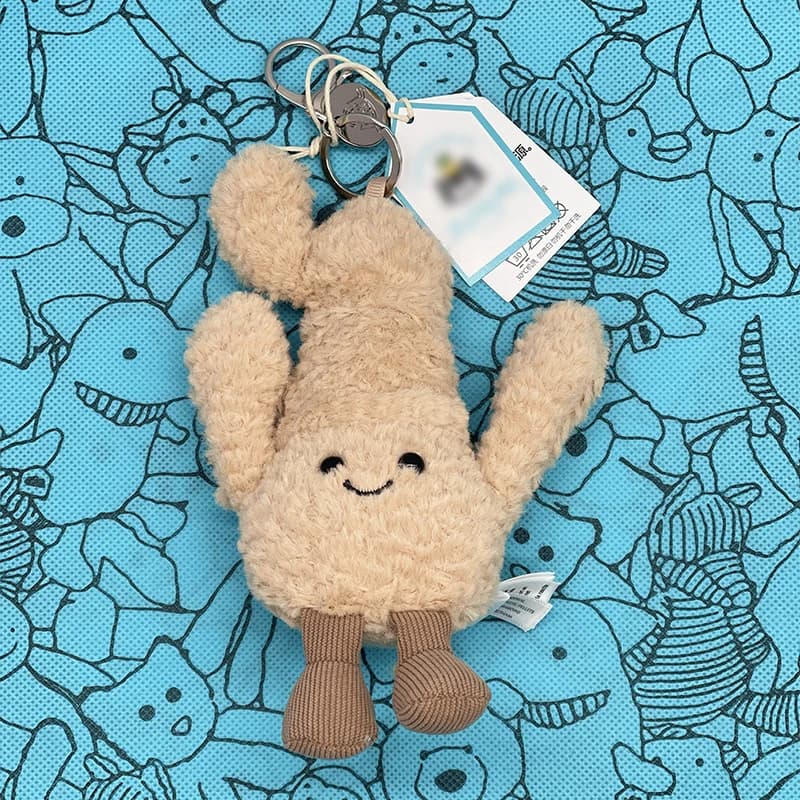 JELLYCAT Porte-clés en peluche ballon de golf, Porte-clés Capybara, Jouet en peluche ballon de volle