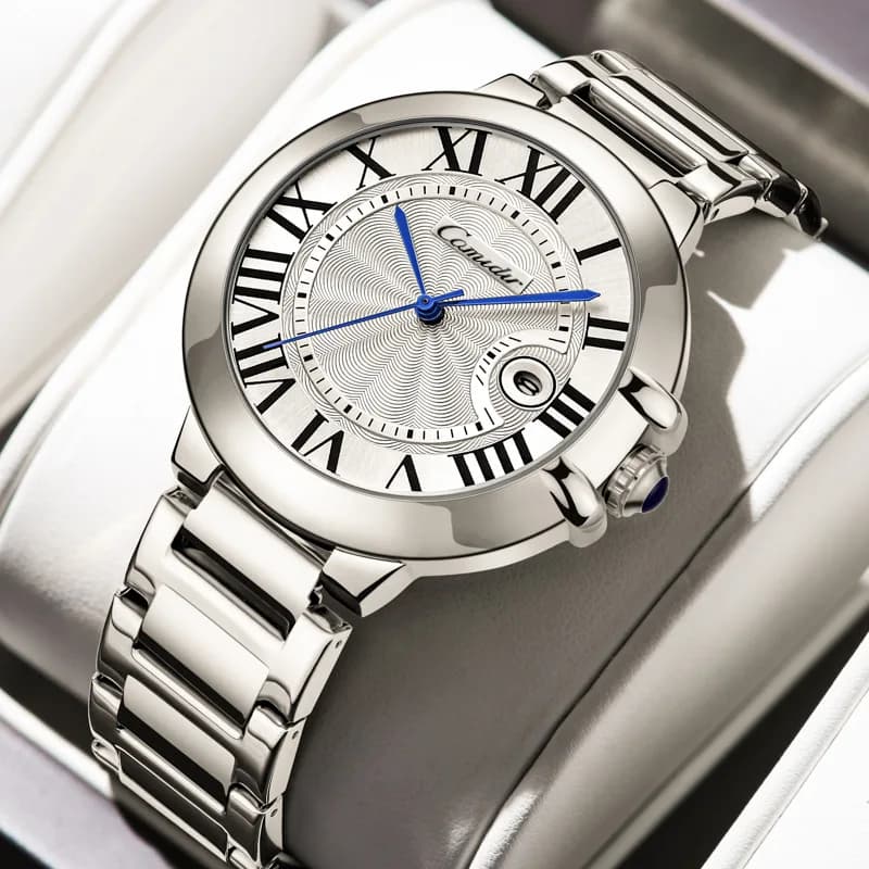 Montre pour hommes ballon bleu hommes étanche mode affaires Quartz hommes Warches chiffre romain