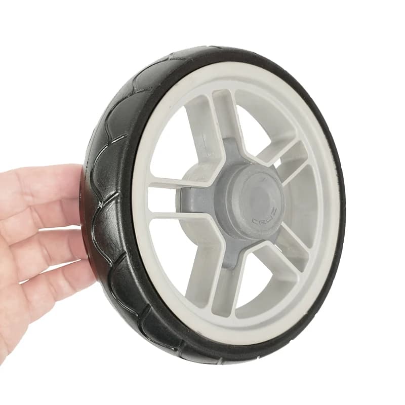 Pneu de roue de poussette pour Uppababy Cruz V1, pneu de roue arrière en PU sans chambre à air, enti
