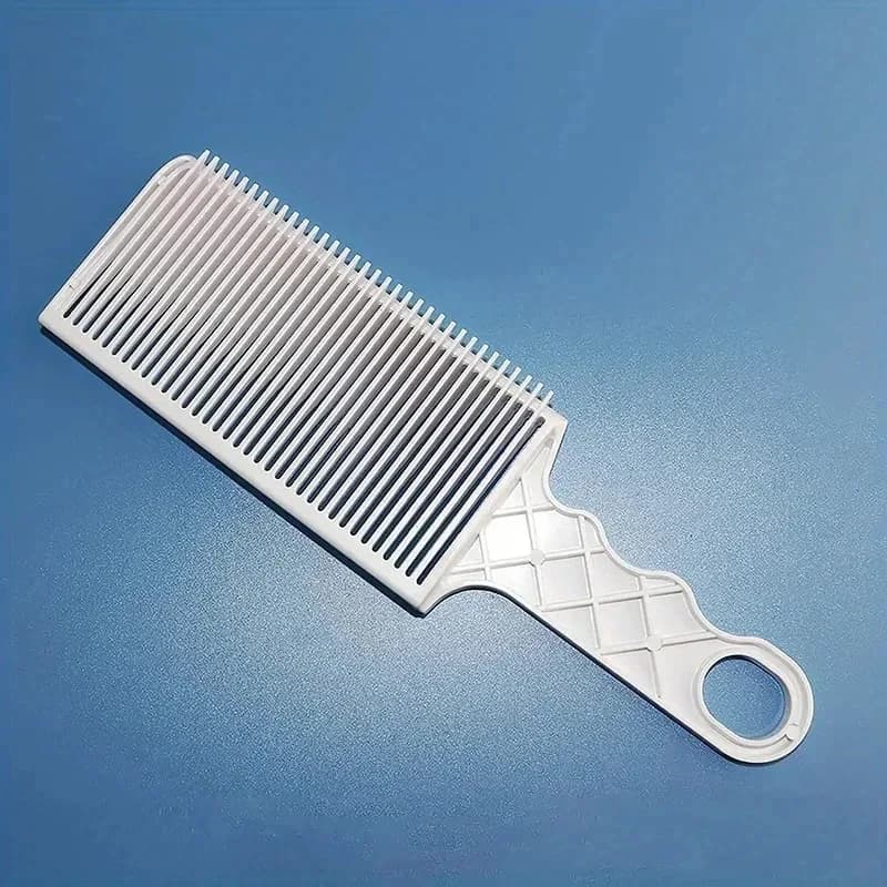 Peigne de décoloration professionnel pour barbier, mélange de cheveux à dessus plat pour hommes, bro