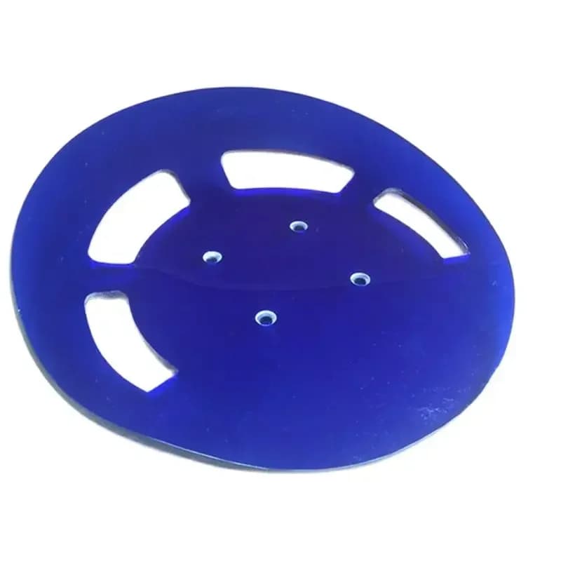Base de tabouret en acrylique, panneau de tabouret de Bar avec Base arrière découpée arrondie pour t