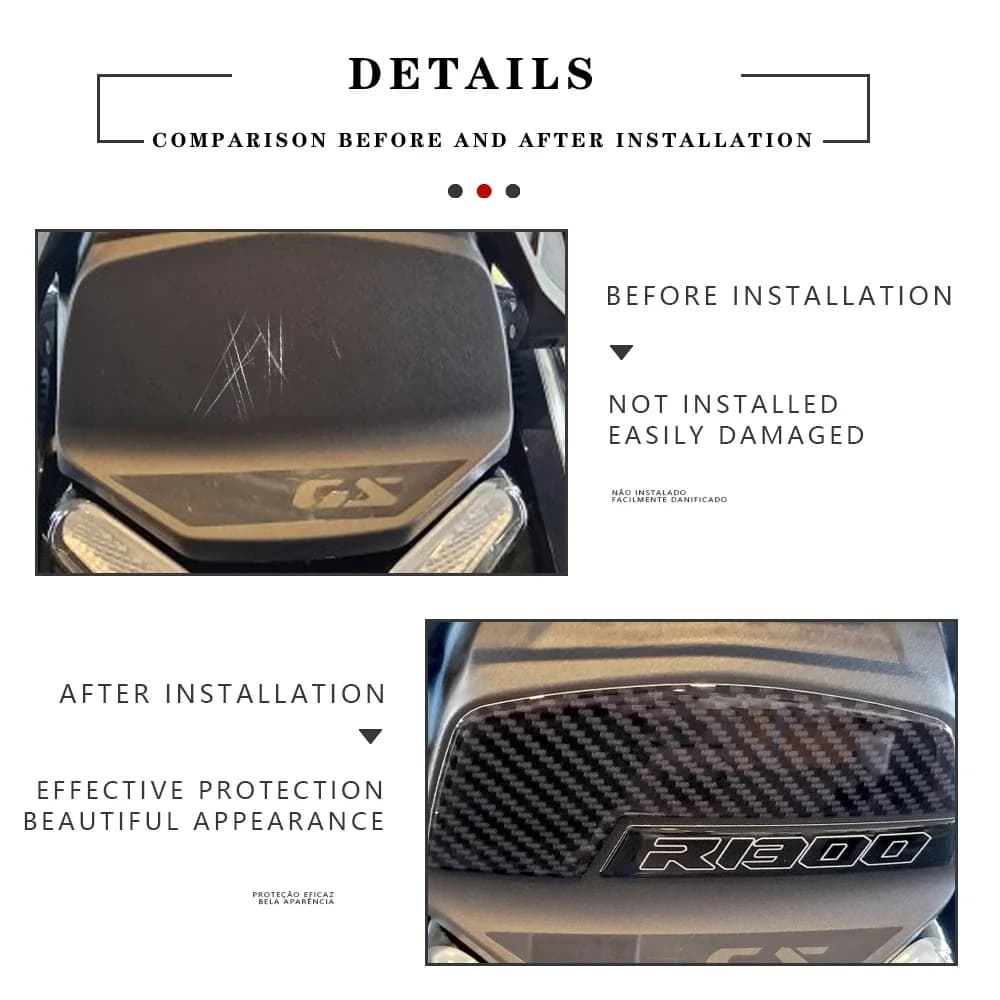 Autocollant de Protection Radar 3D R1300GS 2024, pour R 1300GS R 1300 GS 2023-, nouveau