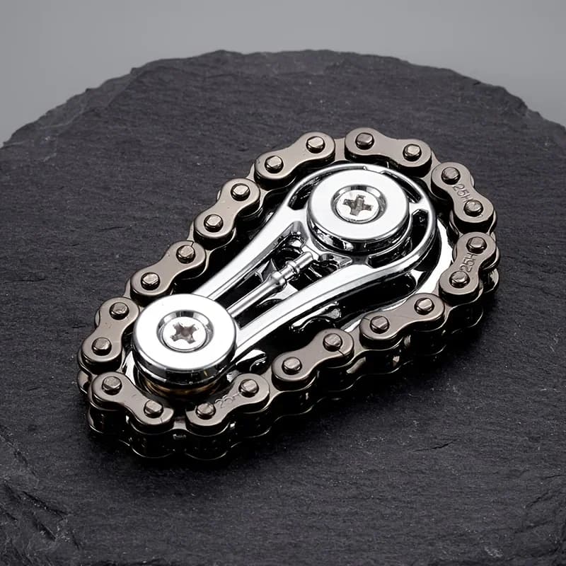 Nouvelles pignons volant d'inertie doigt Gyro Fidget Spinner anti-stress anxiété chaînes de vélo en 