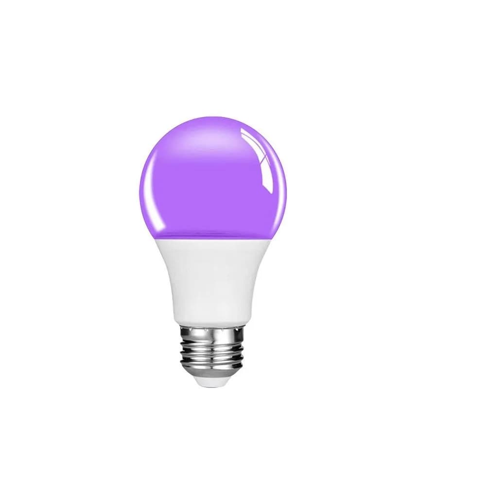 Lampe ultraviolette à lumière noire, ampoule violette UV 360, atmosphère lumineuse, ampoules UV E27 