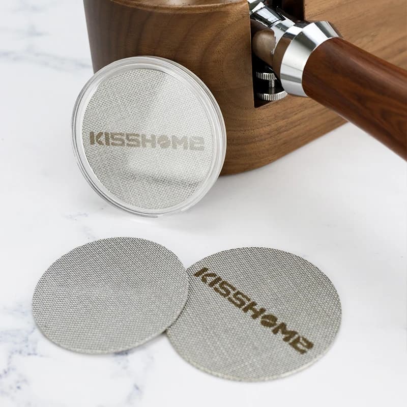 Puck à expresso, filtre d'écran, plaque à mailles, porte-filtre, fabrication de café réutilisable po