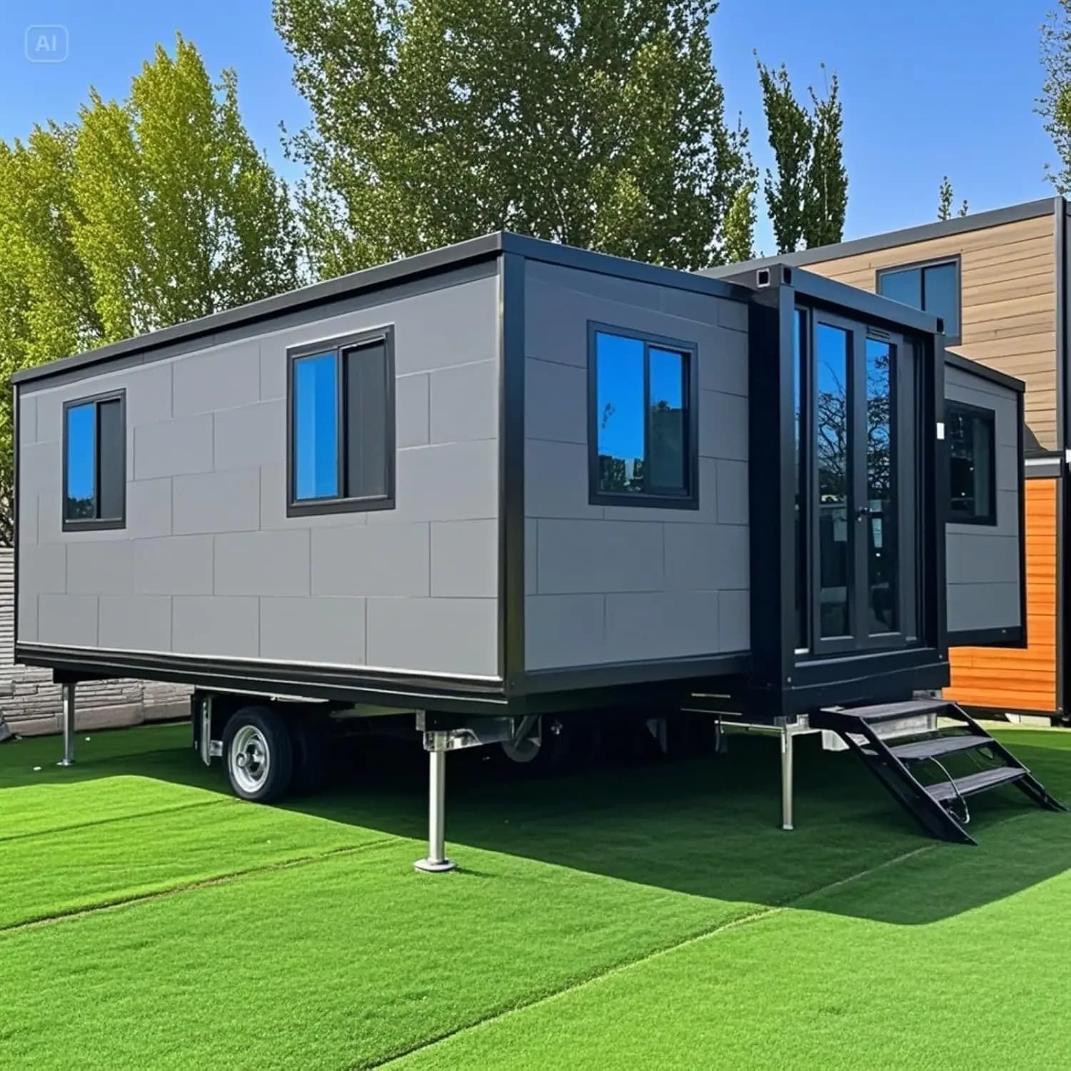 Maison de conteneur intégrée européenne, conteneur Mobile de 20 pieds, Villa de maison, maisons de c