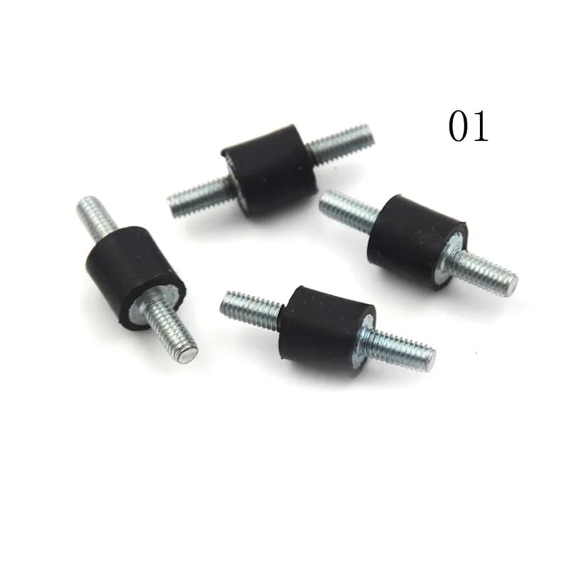 4pcs Nouveau M4-M8 Anti Vibration Supports En Caoutchouc Amortisseur De Choc De Voiture Compresseurs