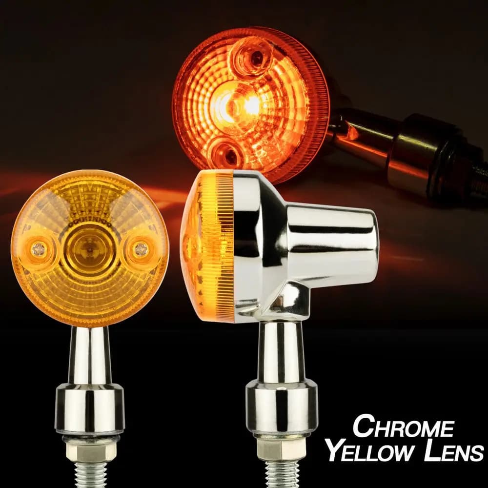 Clignotants de moto pour Kawasaki, Suzuki et Honda, lampe clignotante ambre, lampe infectieuse, 2 pi
