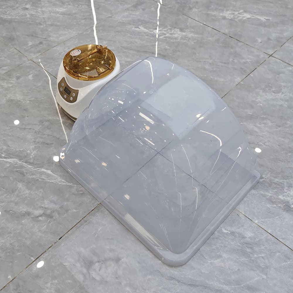 Couvercle de capot de fumigation pour lavabo de cheveux, couvercle de fumigation pour lit de lavage 