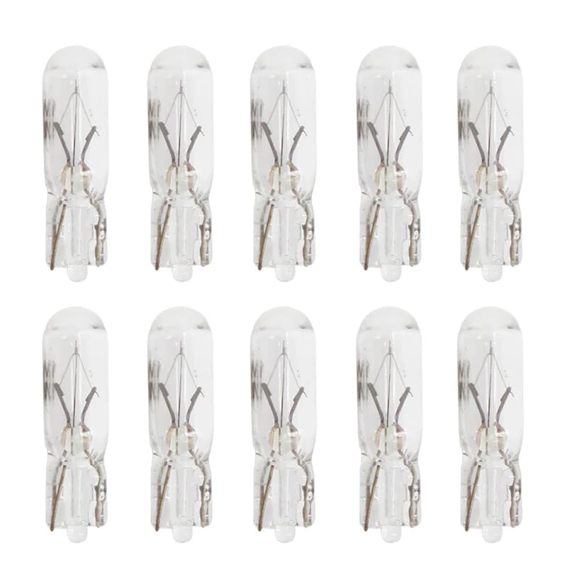 100 pièces T5 W3W LED ampoules voiture intérieur lumière tableau de bord voyant d'avertissement lamp