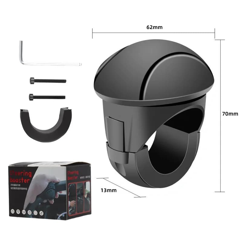 Boule de direction créative en silicone antidérapante pour volant de voiture, type roulement, aide a
