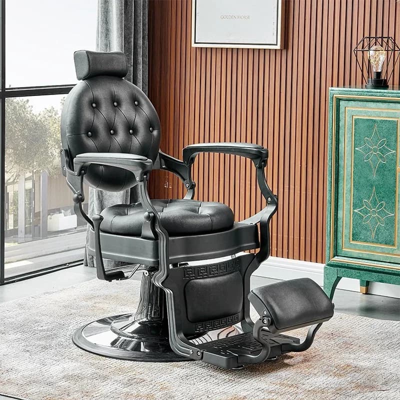 Accoudoir confortable chaise de barbier moderne Glamour Simple nordique chaise de barbier Moderm est