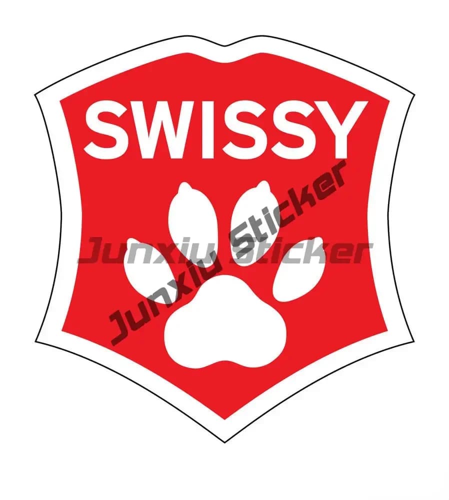 Autocollants de bouclier d'emblème de Suisse d'Hollywood, décalcomanies de souvenir de sensation de 