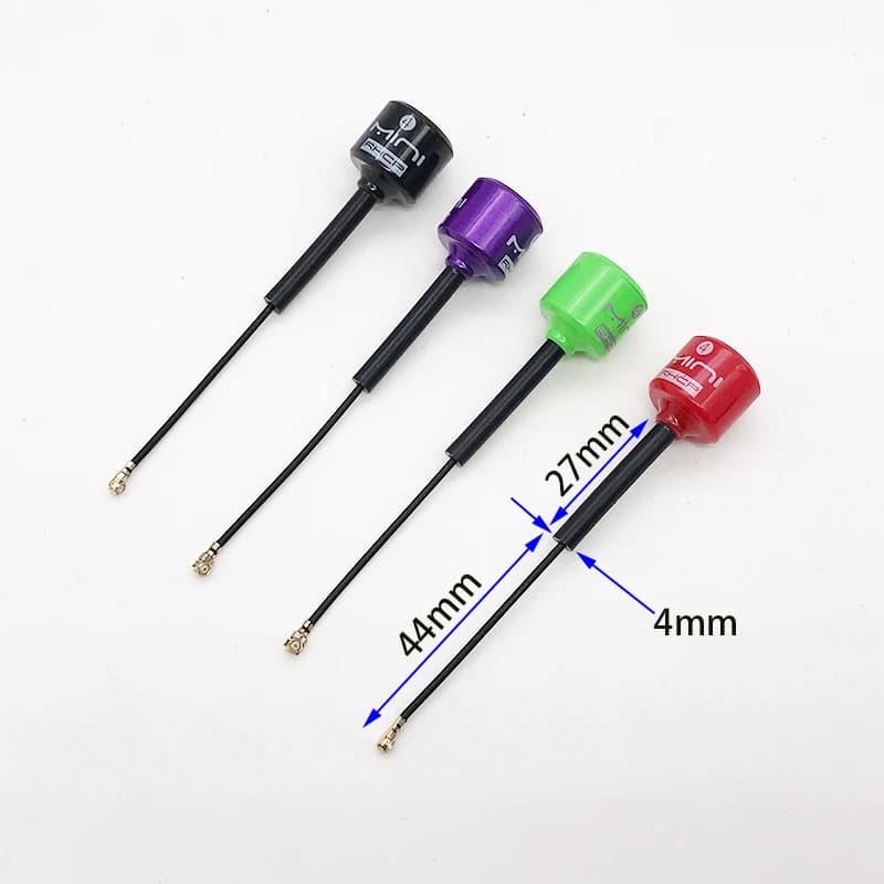 Antenne Lollipop 4 RHCP 5.8G, transmetteur/récepteur FPV 2.8Dbi à gain élevé, SMA/RP-SMA/MMCX/UFL po