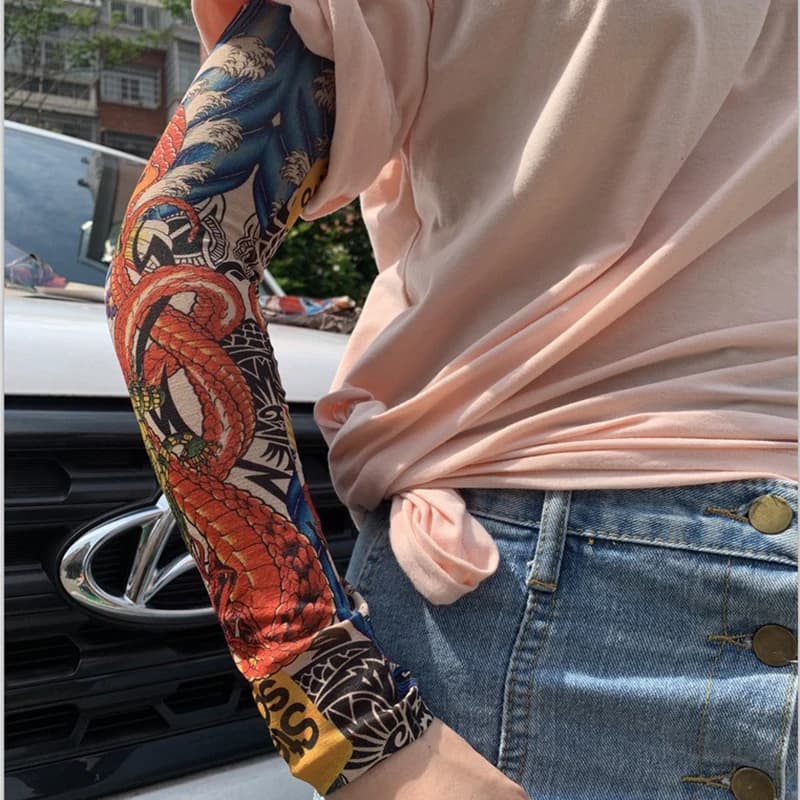 Manchons de tatouage élastiques Anti-brûlure pour hommes et femmes, 6 pièces, pour boîte de nuit en 