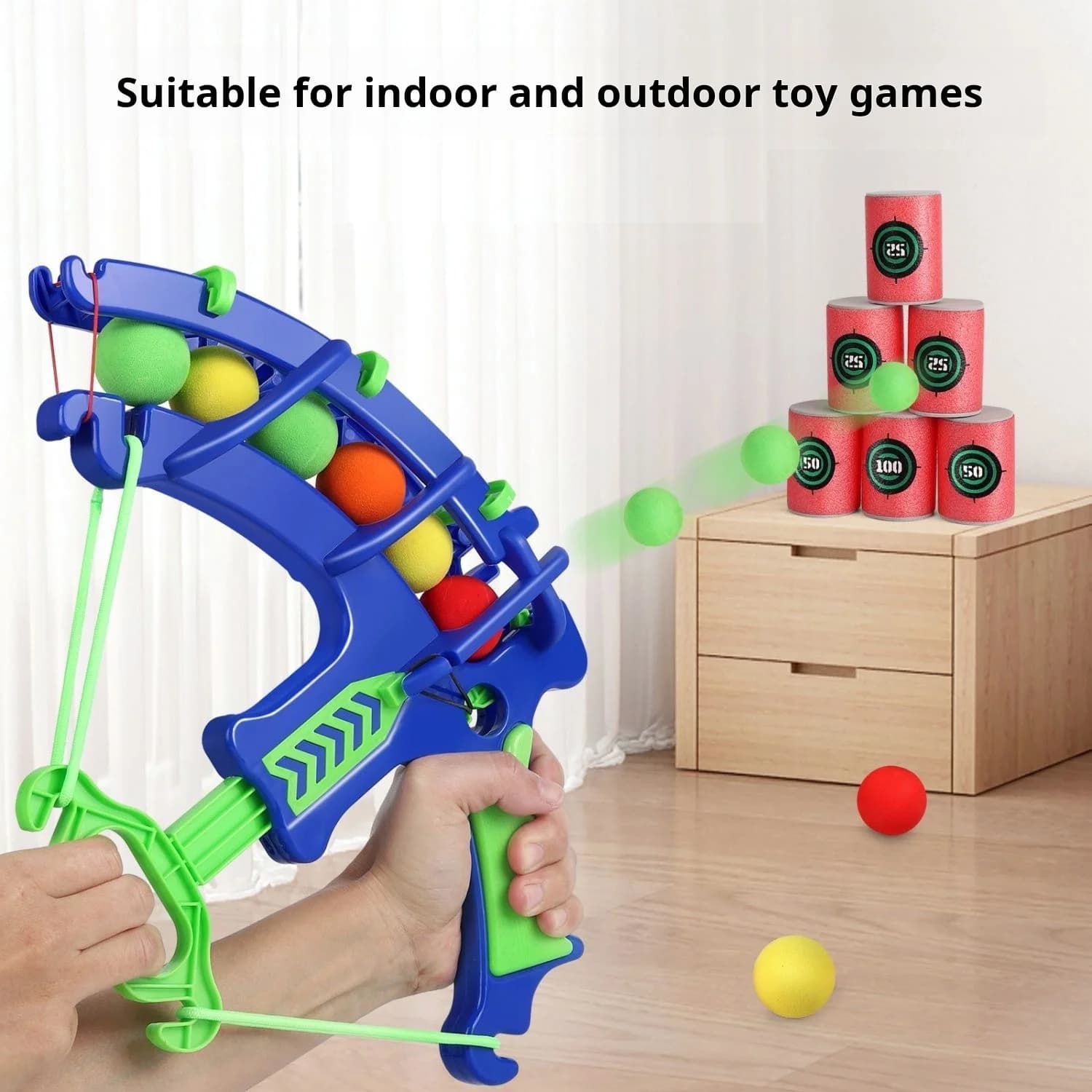 Montessori lancer Sport fronde cible balle collante jeu de fléchettes basket-ball jeux de société éd