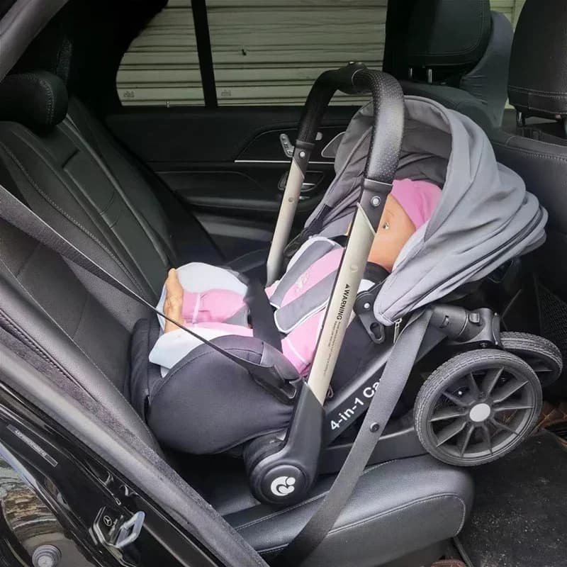 UE en Stock 4In1 bébé poussette, poussette multifonctionnelle pliable avec siège auto landau Portabl