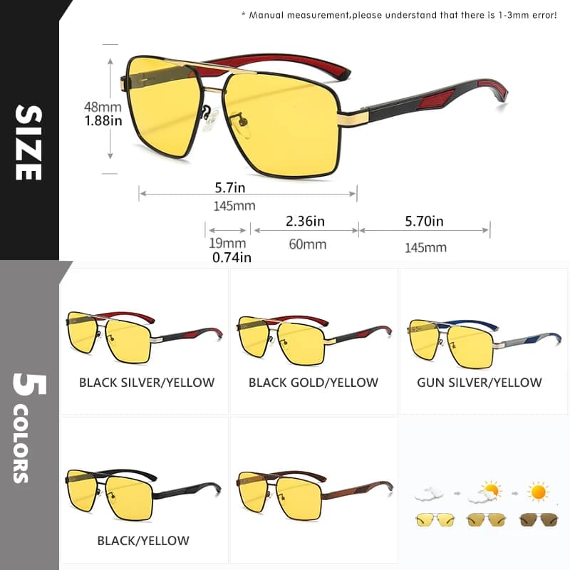 LM Sport de plein air lunettes de soleil photochromiques intelligentes polarisées homme lunettes de 