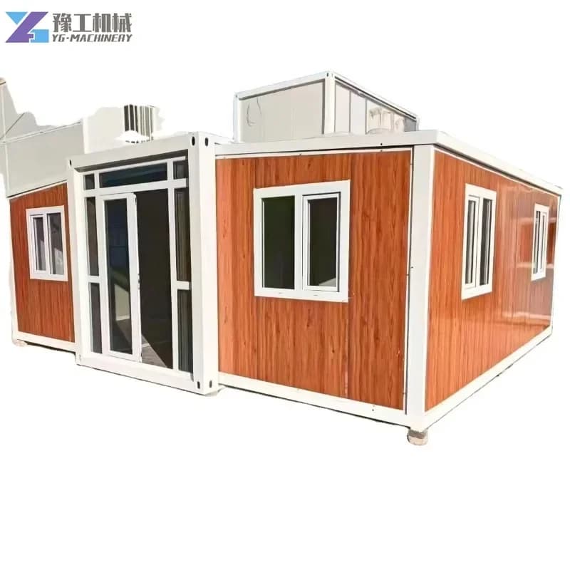 Conteneurs d'expédition mobiles, maisons prêtes à vivre, conteneur préfabriqué, maison modulaire pli