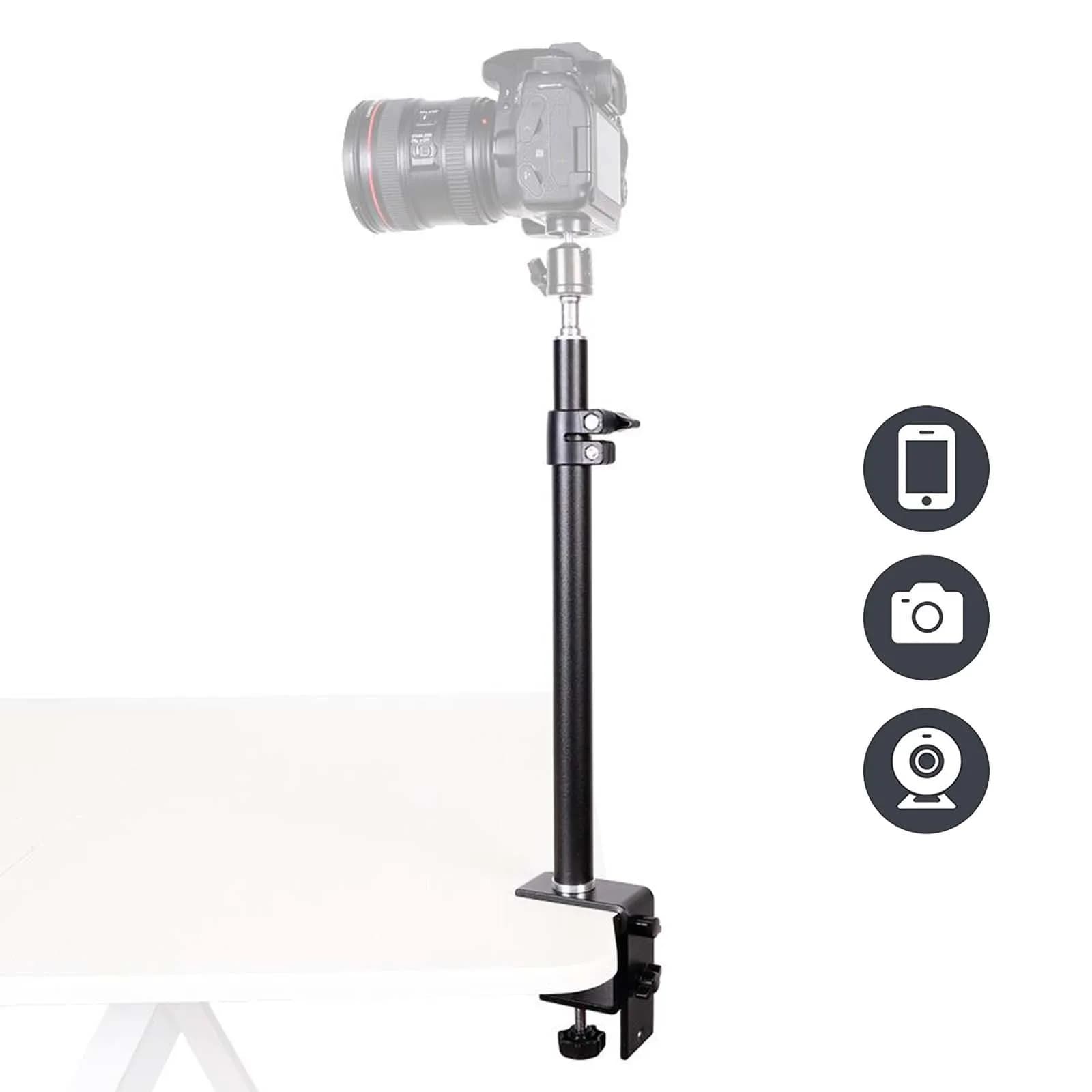 Support de bureau pour appareil photo DSLR, pince C, support de lumière, flèche de lumière photograp