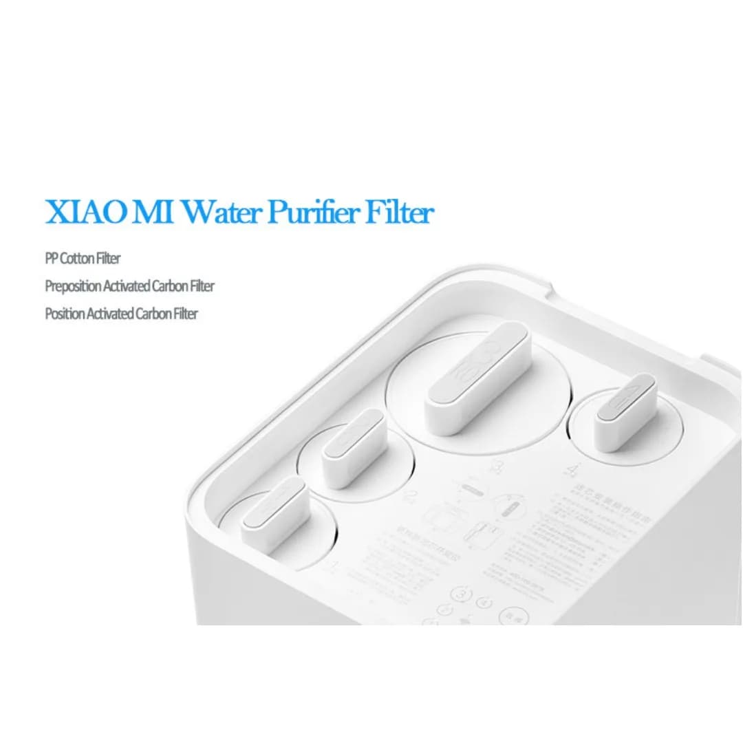 XIAOMI Mijia – filtre de remplacement pour purificateur d'eau potable, en coton, à charbon actif, Or