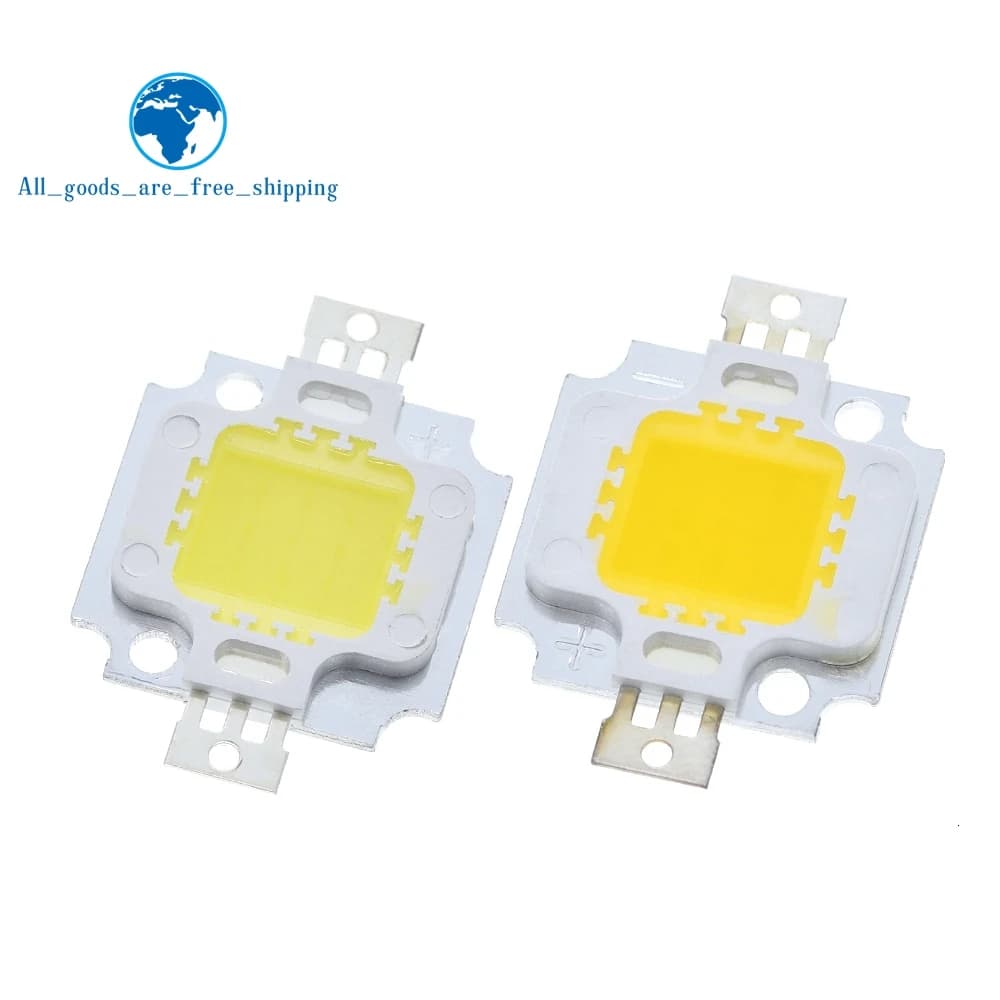 Puce de lampe LED intégrée COB, ampoule de budgétaire bricolage, blanc chaud, 10W, 20W, 30W, 50W, 10