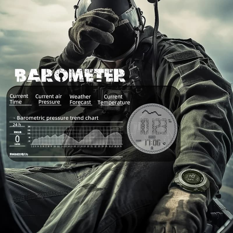 Km TH EDGE VERTICO-Montre numérique pour homme, boîtier en fibre de carbone, montre intelligente de 