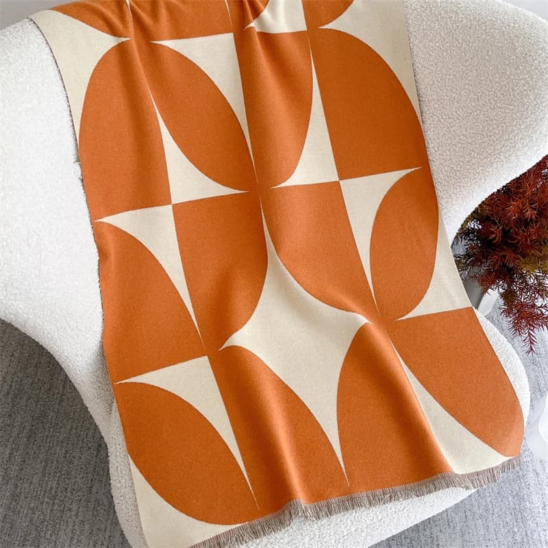 Écharpe Jacquard Pashmina pour femmes, châles et enveloppes, couverture en cachemire, étoles chaudes