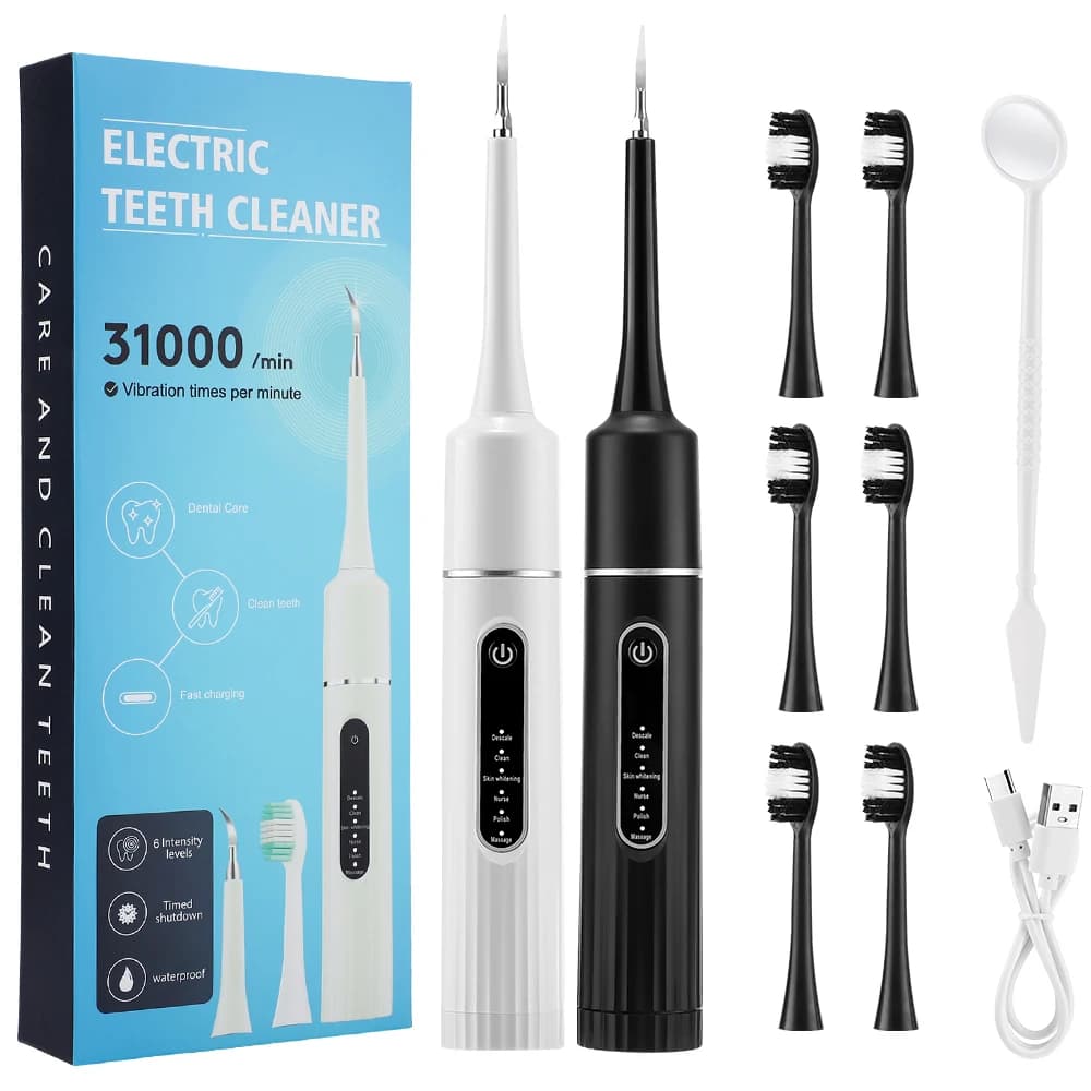 Nettoyeur de dents électrique, détartreur dentaire, brosse à dents à vibration sonique, dissolvant d