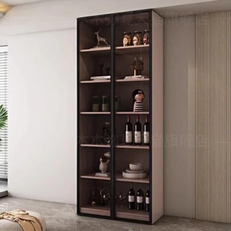 Cloisons multifonctions pour Bar, étagères de rangement mobiles, Armoire à vin, présentoir pour whis