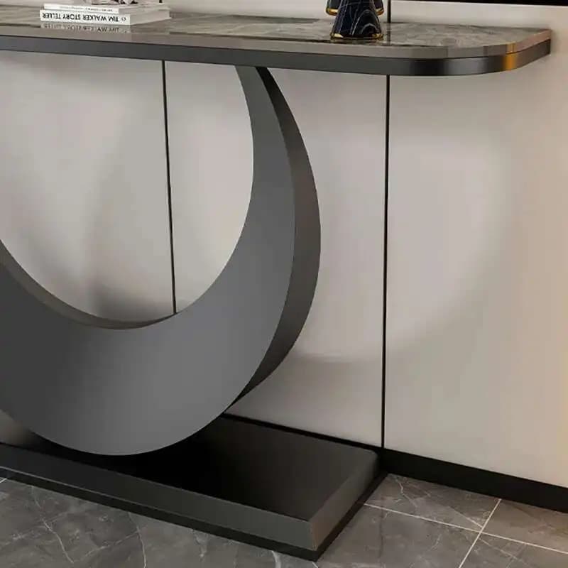 Console moderne professionnelle, décor de couloir, Table d'angle Design de luxe, Console Simple et U