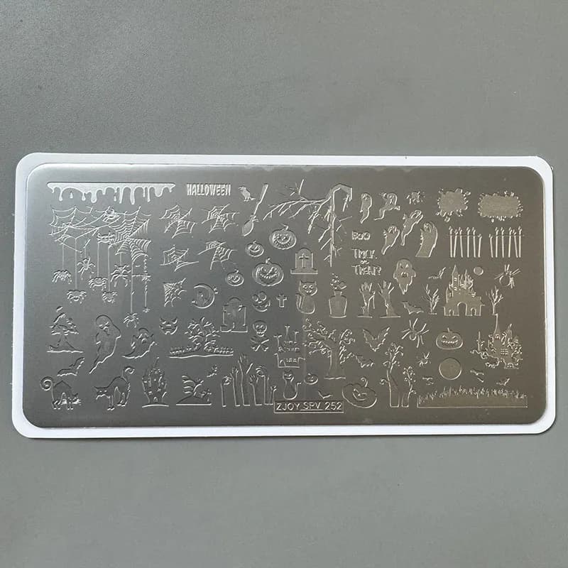 XMQ STAMPING NAIL PLATES CRUCIFIX TEMPLATES HALLOWEEN IMAGEPLATE