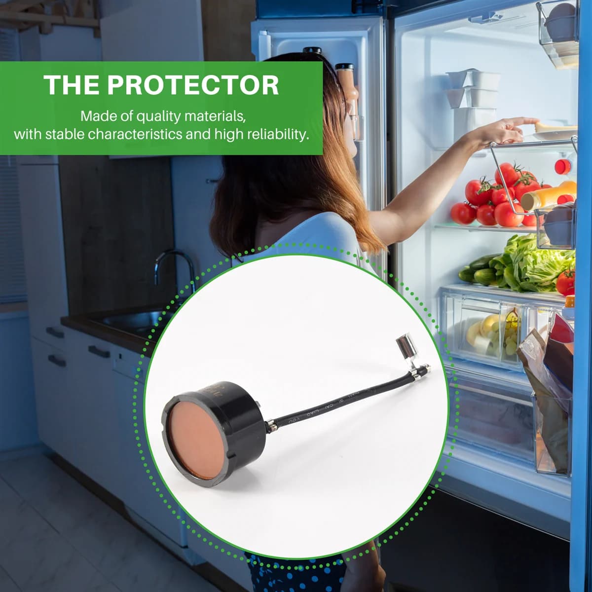 Protecteur de surcharge thermique de compresseur, réfrigérateur Hx1, 3HP