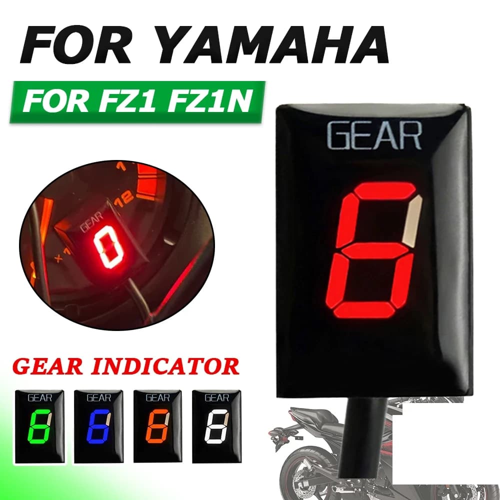 Pour YAMAHA FZ1 FZ1N FZ1S FZ 1 1N 1S YZF-R1 Fz-16 Fz16 FZ8 Moto Accessoires Gear Indicateur Ecu Moun