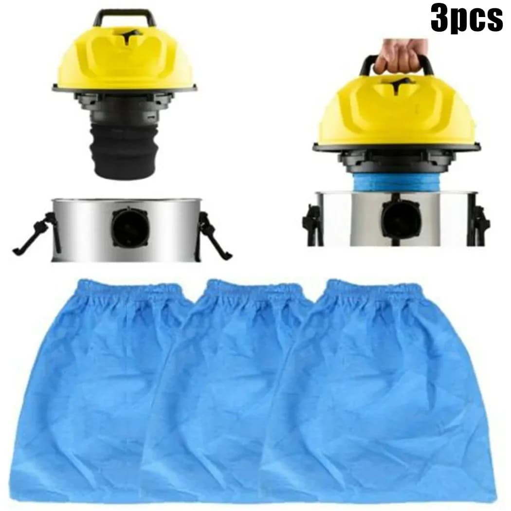 3 * couvercle en tissu bleu pour filtre en tissu à pâte 16-30L aspirateurs humides et secs |   Paque