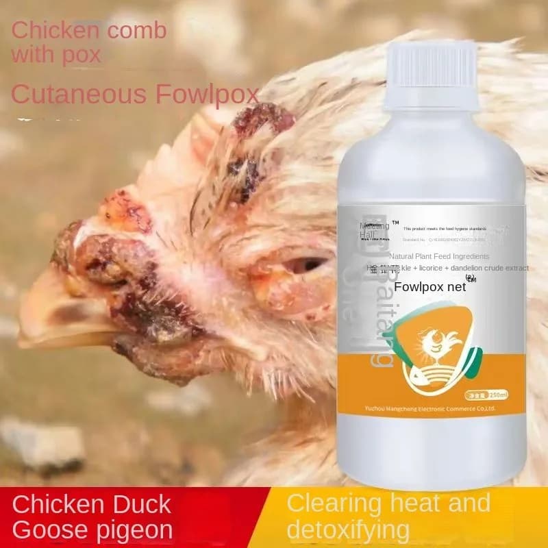 Nettoyant pour pox de volaille de 250 ml, nettoyant pour pox de poulet et de pigeons, nettoyant pour