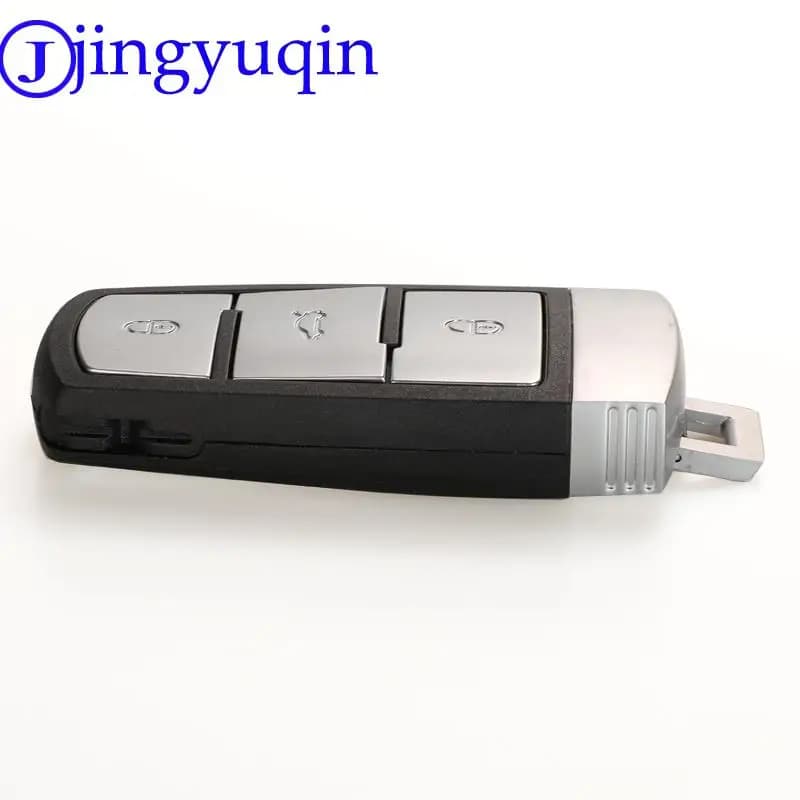 Jingyuqin 3 boutons rabattable porte-clés à distance de voiture intelligente avec puce ID48 3C 09597