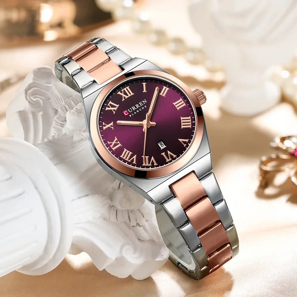 CURREN montre femmes, montres pour femmes, montres pour dames, robe de mode étanche Bracelet en acie