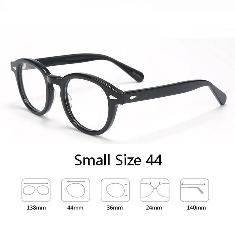 Monture de lunettes optiques hommes femmes Johnny Depp lunettes Vintage ordinateur acétate monture d