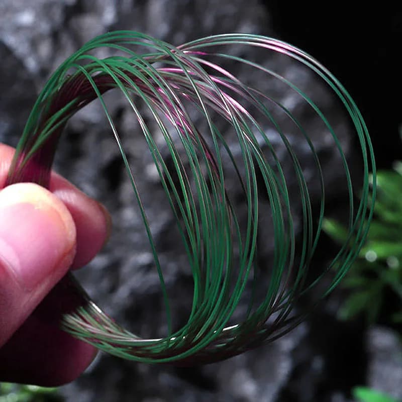 REDTOMATO 500m/1000m Ligne Caméléon à Changement de Couleur, Revêtement Fluorocarbone, Monofilament 