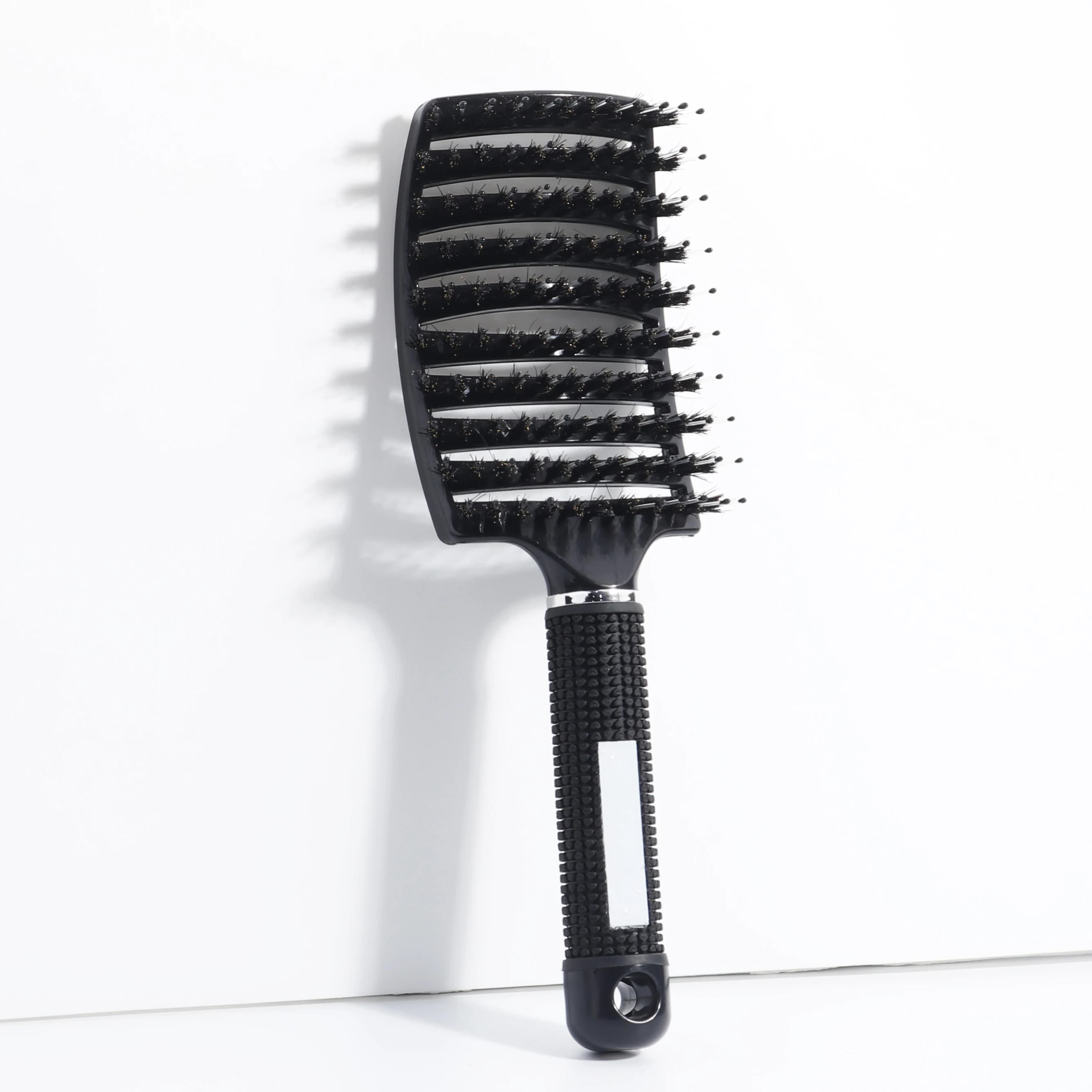 Brosse à cheveux démêlante en poils et Nylon pour femmes, peigne de Massage humide, outils de coiffu