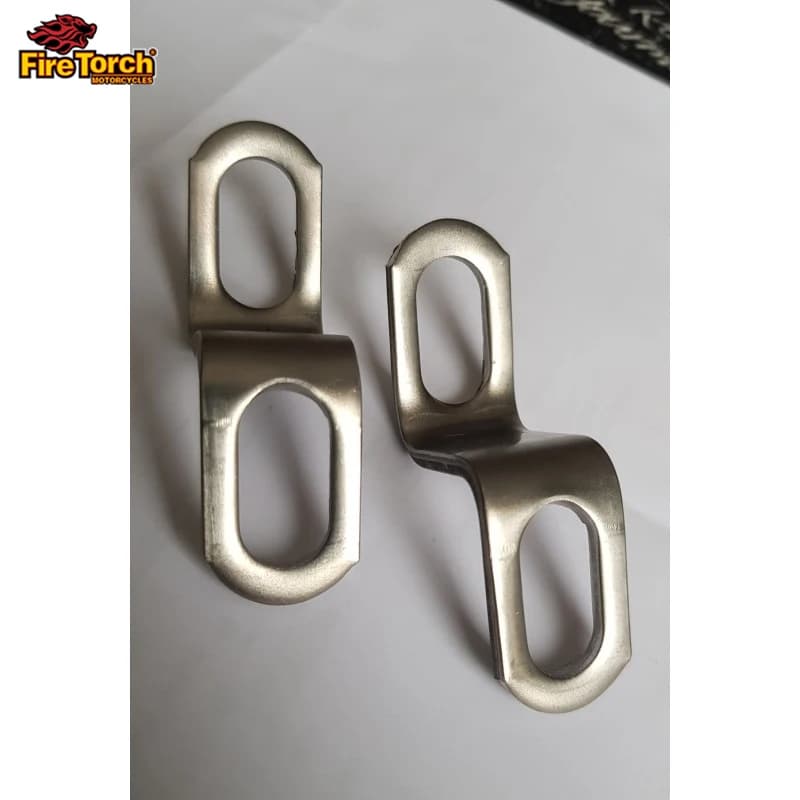 Support universel de tuyau d'échappement de moto en acier inoxydable, 1 pièce, pince de montage fixe