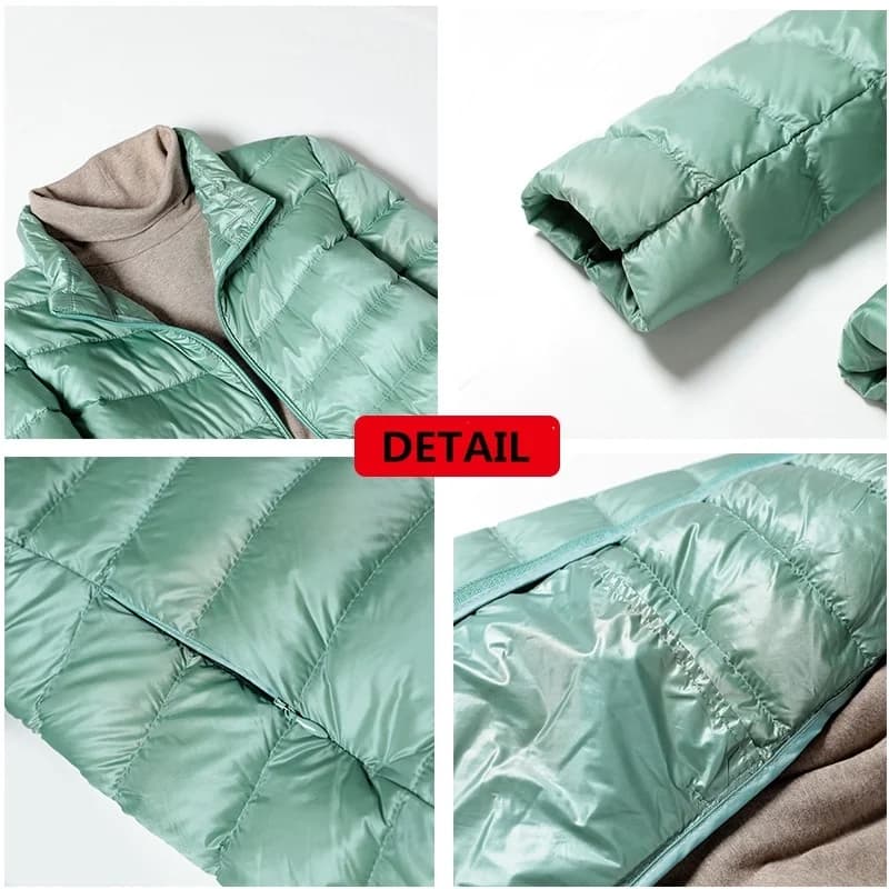 15 couleurs femme coupe ajustée courte Portable coupe-vent doudoune nouvelles femmes automne hiver e