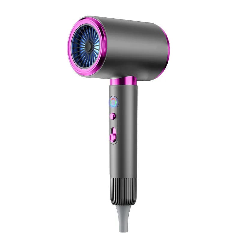 Sèche-cheveux à grande vitesse 2400w, vente directe du fabricant, Ion négatif haute puissance, lumiè
