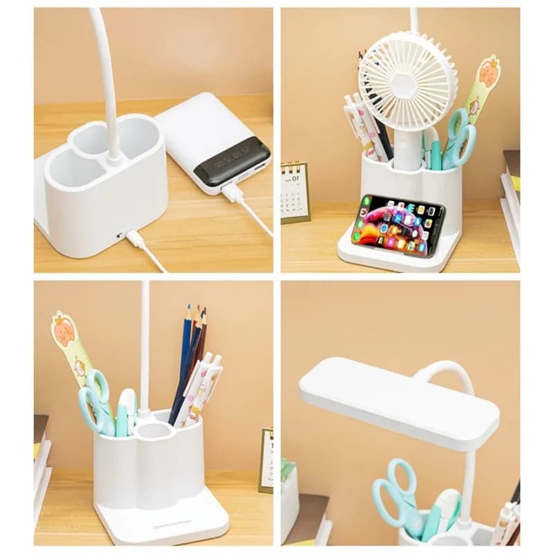 Veilleuse de lecture USB pour dortoir et chambre à coucher, lampe de bureau LED, protection des yeux