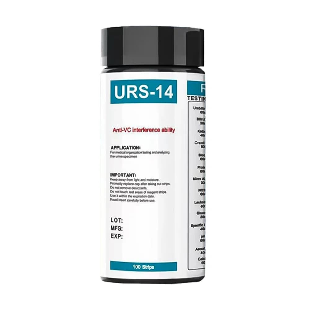 14 articles détection de bande de Test de glycémie d'urine avec quatorze articles analyseur d'urine 