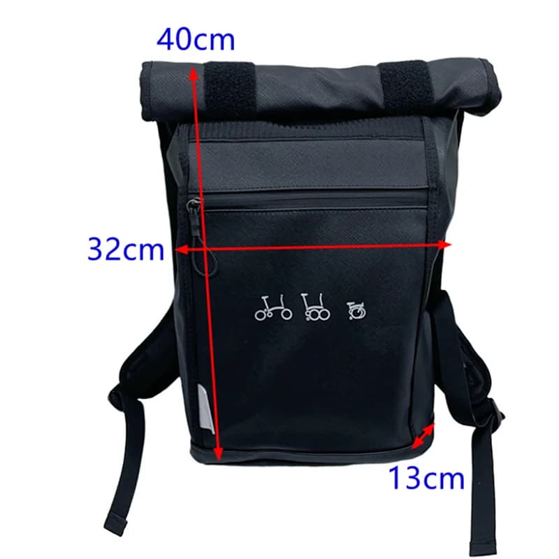 Sacs et sacoches de transport avant de vélo pliants, sac à main de rangement avant de vélo Brompton 