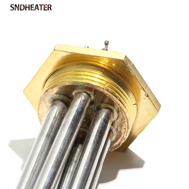 SNDHEATER-Tube chauffant à immersion CC, filetage tubulaire, 24V, 36V, 48V, G1, 1/4 ", Chr32, 41mm, 