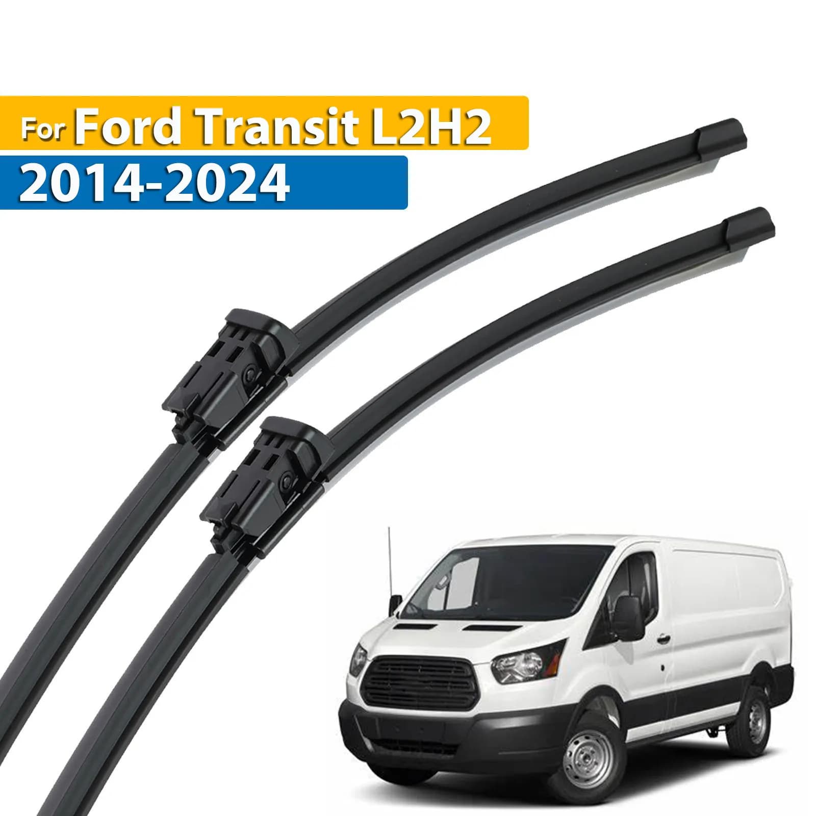 Erick's – balais d'essuie-glace avant LHD, pour Ford Transit L2H2 2014 – 2019, pare-brise, fenêtre d
